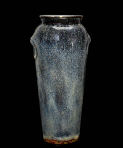 Alternative view of Song Dynasty Blue Vase — Traditional Kintsugi with 24K Gold