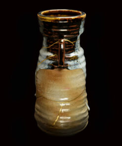 Alternative view of Kyoto brownish red vase
