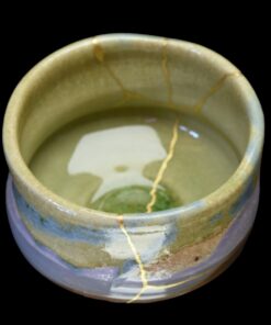 Alternative view of Rainbow chawan by Kato-san
