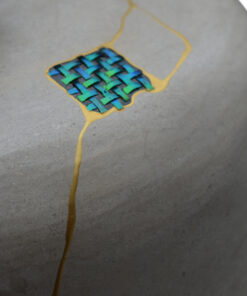 Alternative view of Floor vase Kintsugi "Nubes"