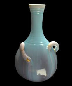 Alternative view of Art nouveau Kintsugi vase