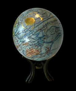 Alternative view of Kintsugi Terrestrial Globe “J.Forest - 17 rue de Buci 17” , circa 1900