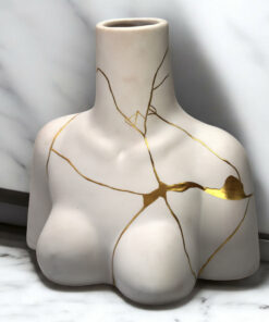 Kintsugi woman buste vase