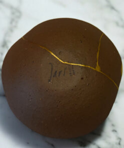 Alternative view of Jars Black Stoneware Bowl, Sublimed with Gold Kintsugi