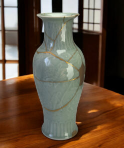 Alternative view of Celadon Meiping Vase, Late 19th Century (express shipping)
