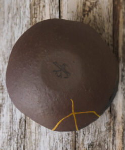 Alternative view of Jars Black Stoneware Bowl, Sublimed with Gold Kintsugi