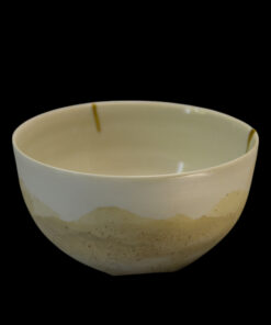 Alternative view of Porcelain bowl with kintsugi