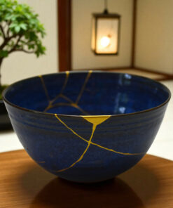 Dark blue chawan