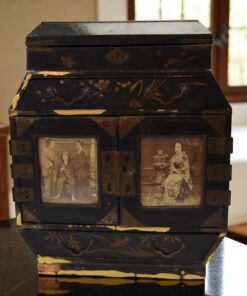 Lacquered Cabinet with Period Photos