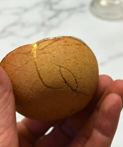 Alternative view of Kintsugi white sandstone cup