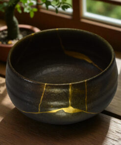 Alternative view of Japanese Stoneware Bowl - Badarai