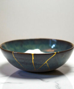 Small blue chawan