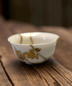 Alternative view of Kintsugi Sake Cup