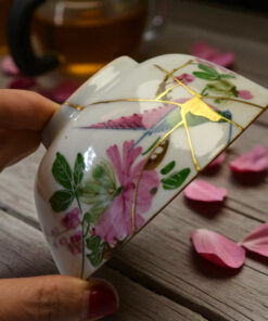 Alternative view of Japanese Porcelain Bowl - Pink Peony and Bird