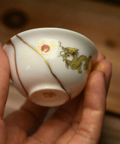 Alternative view of Kintsugi Sake Cup