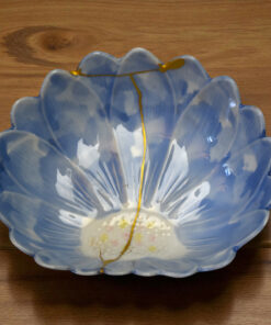 Porcelain Bowl - Kintsugi Lotus Flower