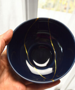 Alternative view of Blue chawan