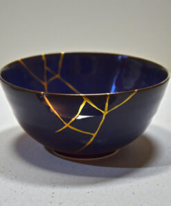 Dark blue chawan