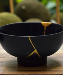 Alternative view of Blue chawan