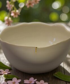 Porcelain bowl with kintsugi