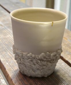 Porcelain cup with kintsugi