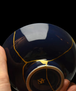 Alternative view of Blue chawan