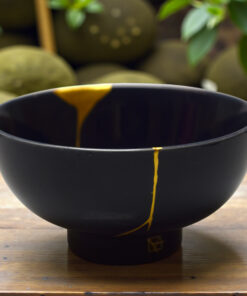 Alternative view of Blue chawan