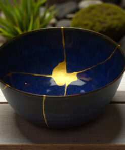 Dark blue chawan