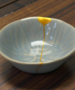 Turquoise blue chawan