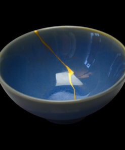 Alternative view of Light blue chawan