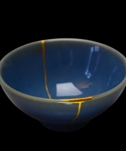 Alternative view of Light blue chawan