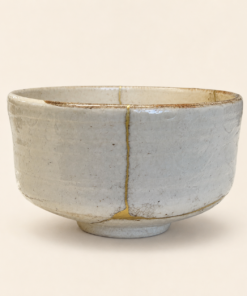 hino Han-tsutsu-gata Chawan – 24k Gold Kintsugi